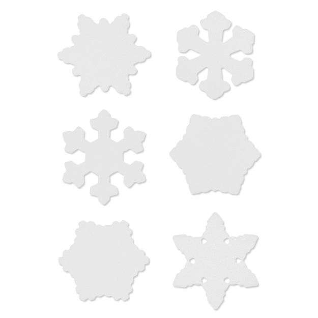 Picture of Classic Snowflakes Chalkable Shapes (6 Pieces)