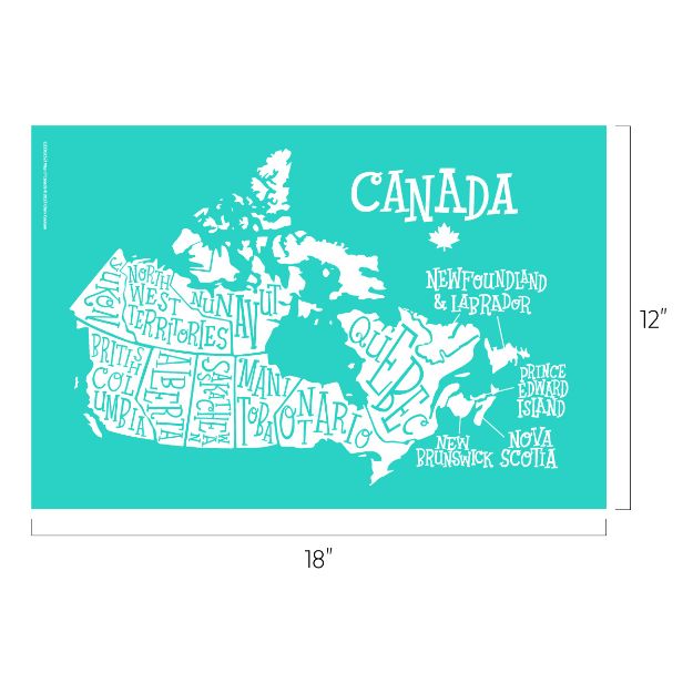 Picture of Map of Canada