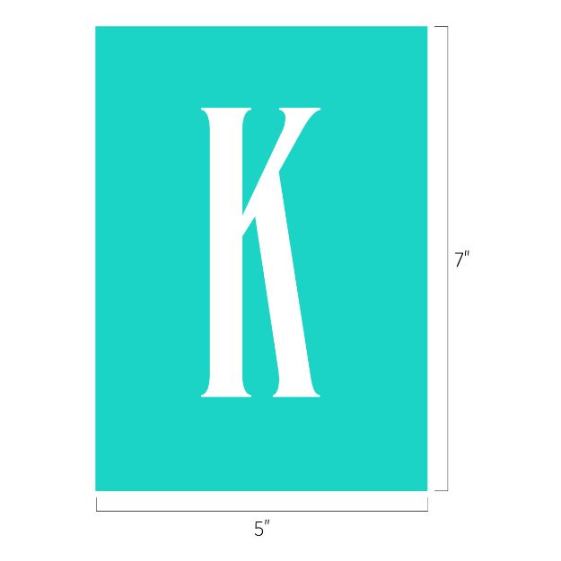 Picture of Classic Narrow Monogram K