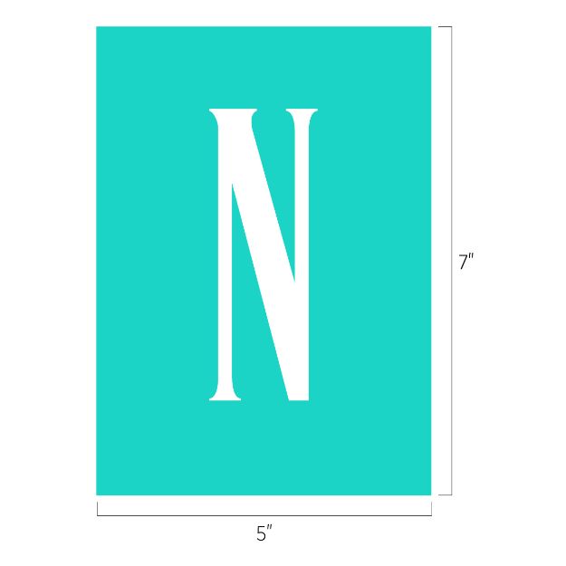 Picture of Classic Narrow Monogram N